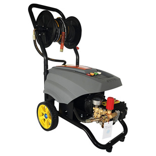 锐研G25商用洗车机220V高压水枪泵工业清洗机养殖场可卷管洗地机