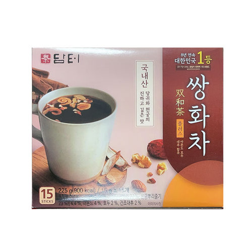 韩国进口丹特松枣扁桃仁双和茶225g/750g/盒