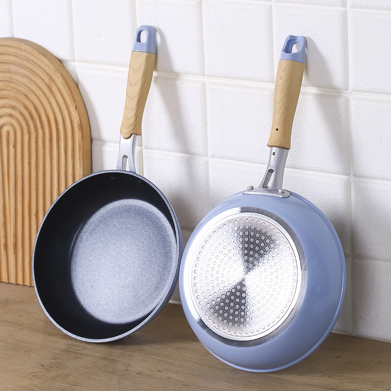 出口日本尾货~数量不多~煎鸡蛋方便~不粘锅平底锅小煎锅迷你家用