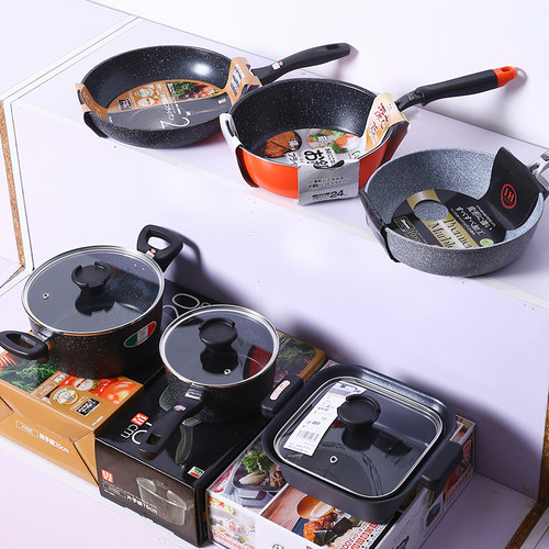 【出口日本尾品/样品】清仓~性价比巨高~不粘锅炒锅平底锅汤锅