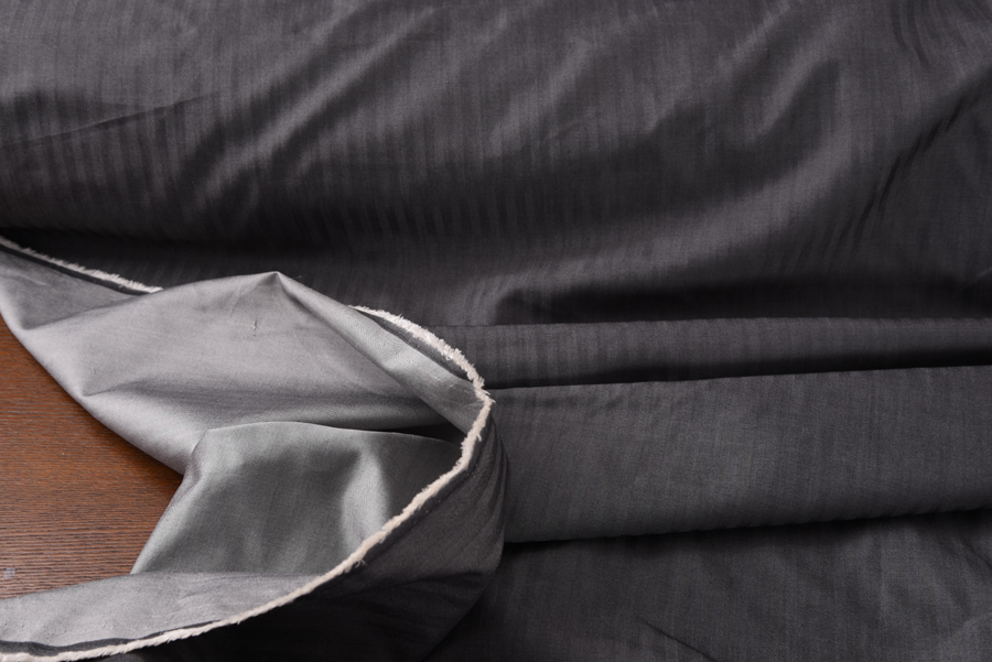 人字纹西装风衣真丝棉