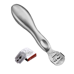 不锈钢脚皮刀刨皮刀搓脚板死皮老茧修脚工具修脚刀套装脚底修脚器