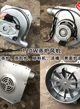 CZR48离心式风机120W汤锅煮面炉鼓风机小型蒸炉蒸包炉100瓦电机