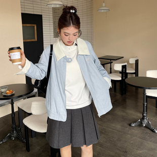 胖mm正肩巨显瘦上衣 外套女韩系大码 2025超好看冬装 适合小个子短款