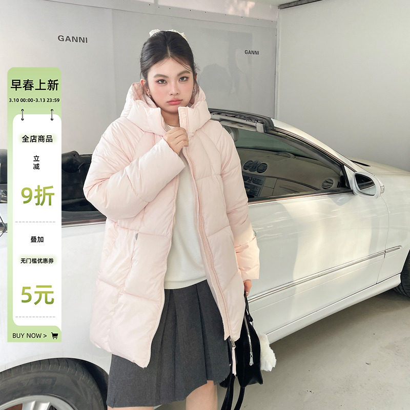 2025巨好看的韩系加厚保暖棉袄冬季大码胖mm中长款显瘦棉服外套女