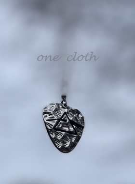 Pink Floyd Dark Side 月之暗面摇滚乐队拨片原创项链