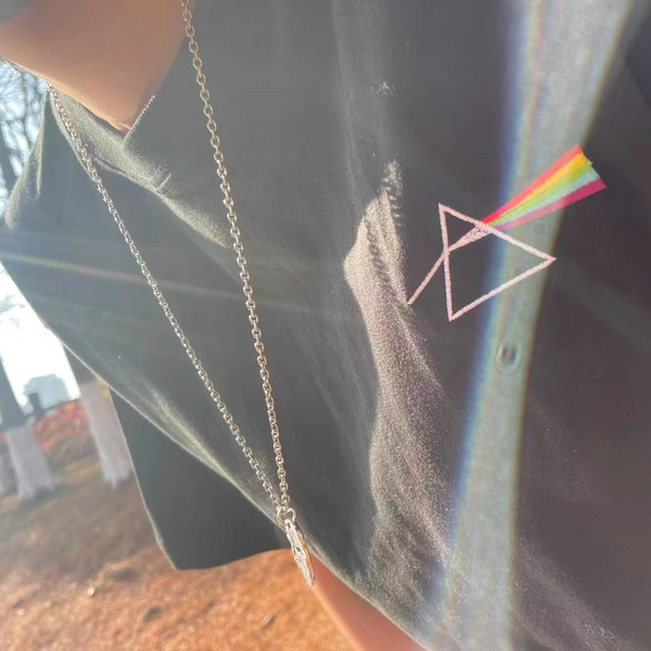 Pinkfloyd乐队刺绣短袖