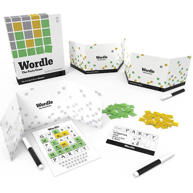 wordle the party board games英文版聚办公室会休闲桌游卡牌游戏