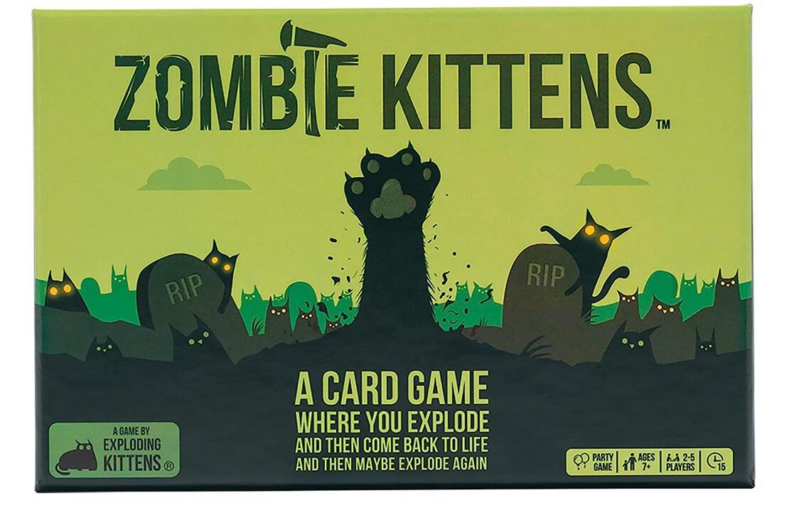 包邮Zombie Kittens英文僵尸猫家庭聚会亲子游戏卡片承认排队游戏-封面