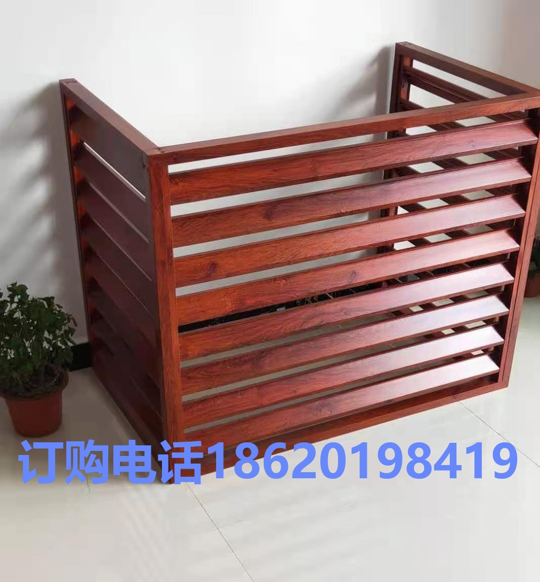 铝合金空调外机罩 百叶窗格栅防雨防晒保护网 工厂定制室外通风口