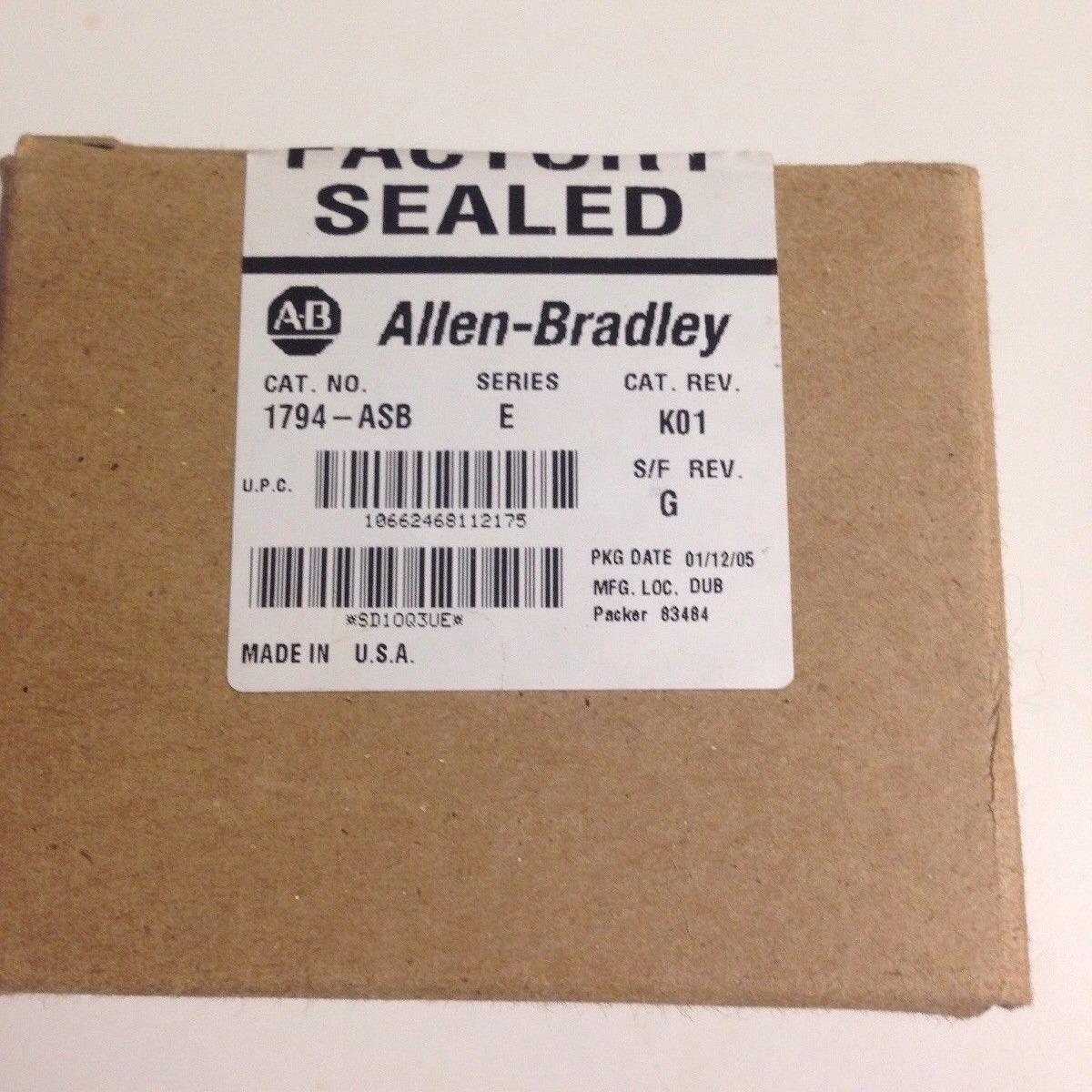 1794-ACNR15 1794-ADN 1794-ASB 全新原装 AB 控制器现货质保AB