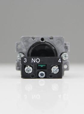 施耐德旋钮开关 二档自锁带一常开选择开关22mm黑色短柄 XB2BD21C