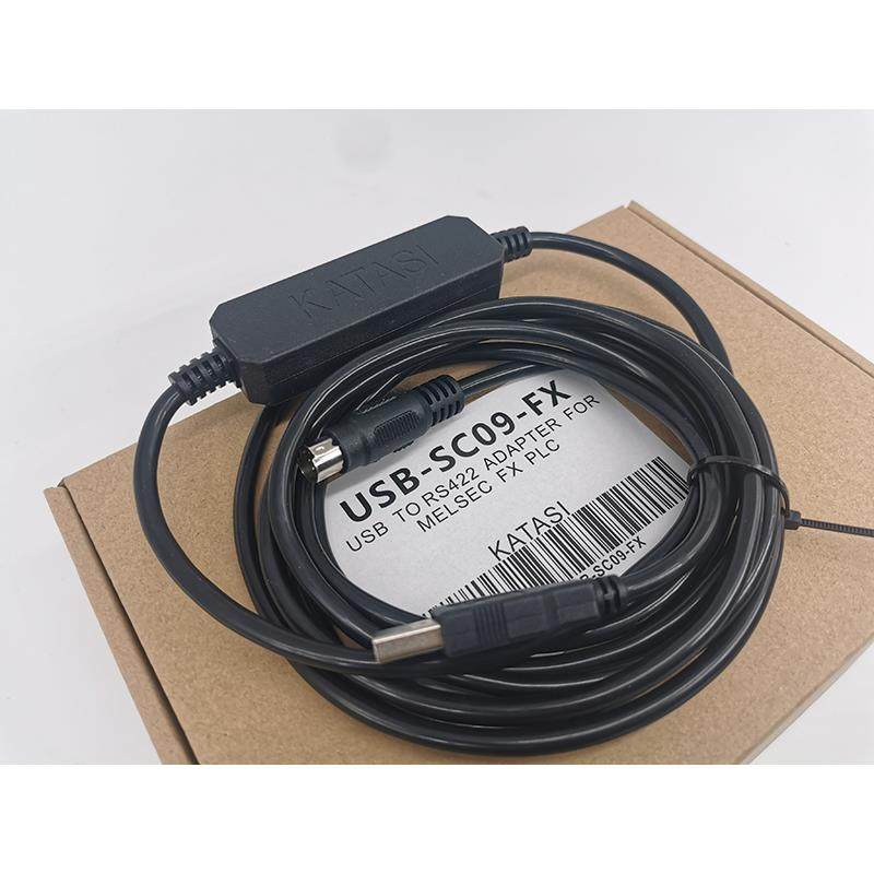 三菱plc可编程控制器GT01-C30R4-8P通讯线/USB-SC09-FX下载线