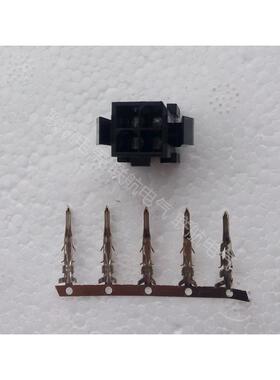 台达A2B2三菱伺服电机插头ASDBCNEP0000连接器4孔4针芯配金属端子