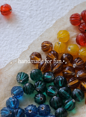 尼泊尔10mm进口复古小瓜珠diy手工材料散珠耳环项链配件