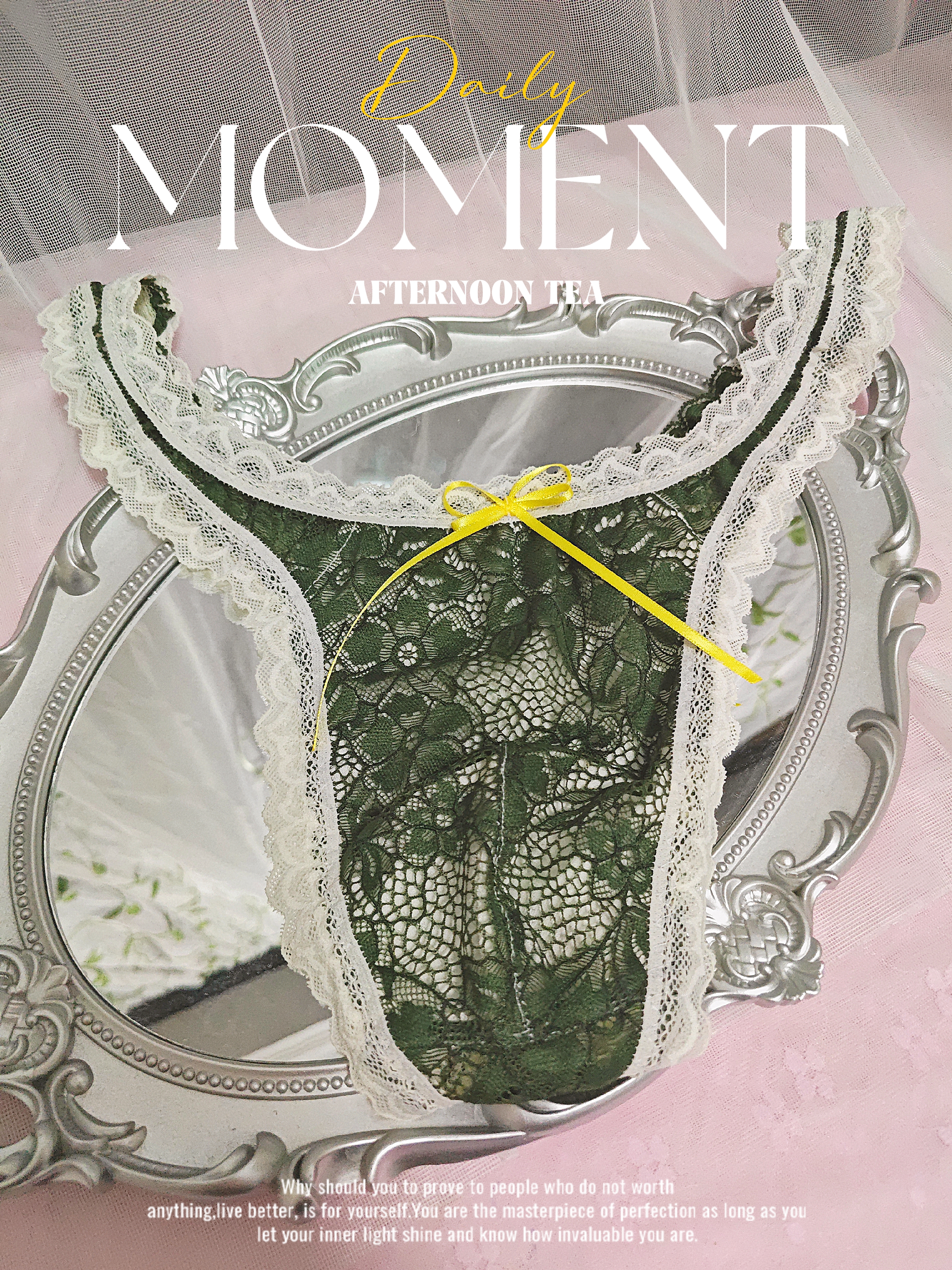 男士蕾丝内裤丁字新款性感缕空柔软透气提臀纯棉裆三角裤男朋友