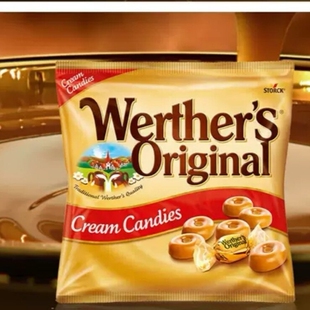德国进口Werther Original黄油经典太妃硬糖奶香浓郁喜糖年货90克