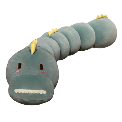 贪吃蛇儿童睡觉长条抱枕毛绒玩具