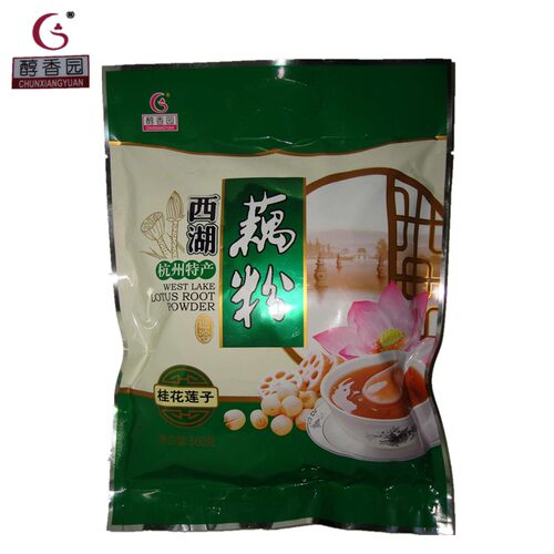 杭州醇香园桂花莲子速溶西湖藕粉