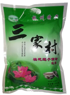 三家村西湖藕粉杭州特产桂花莲子