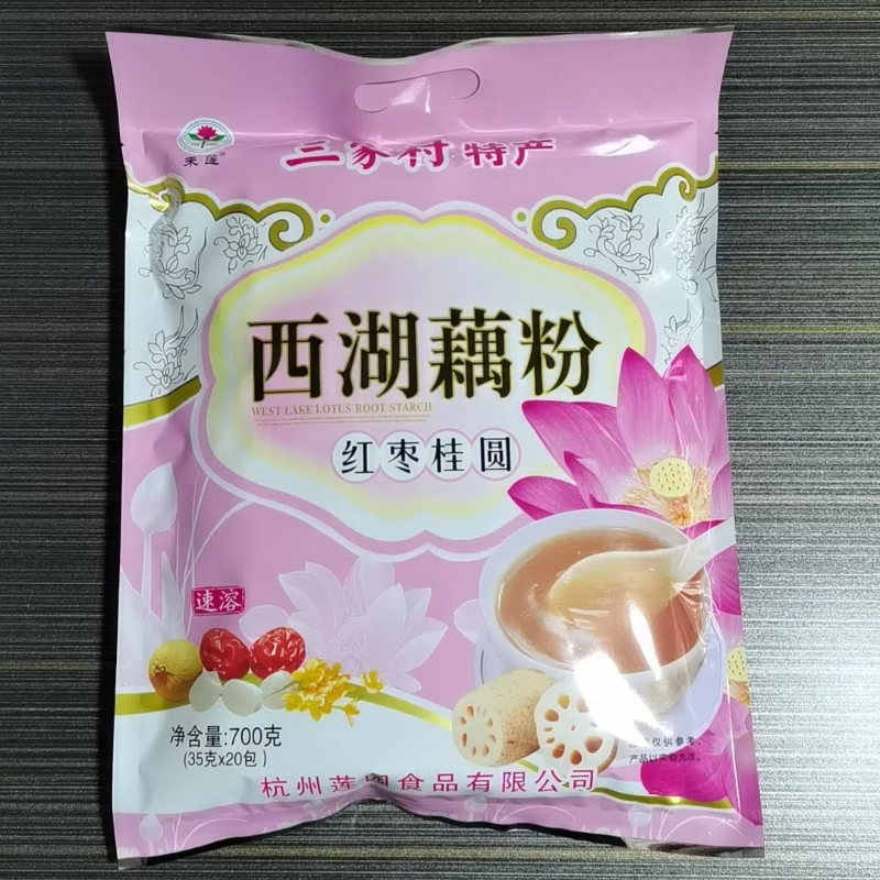 杭州三家村特产禾莲袋装西湖藕粉