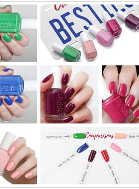 Essie Spring 2017春 1047- 1052全球同步 粉 绿 紫 蓝  红
