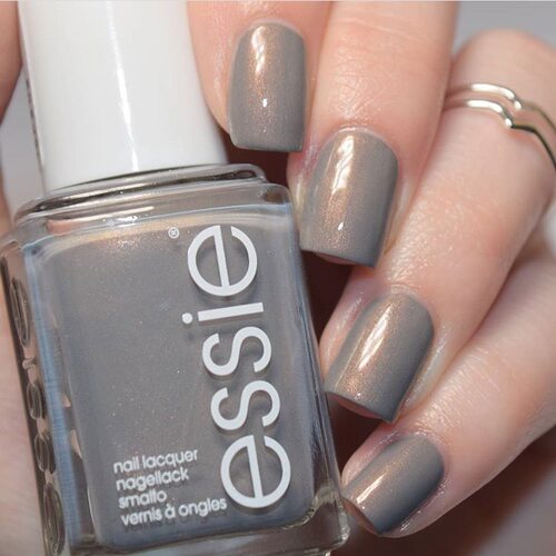 essie珠光灰1008指甲油