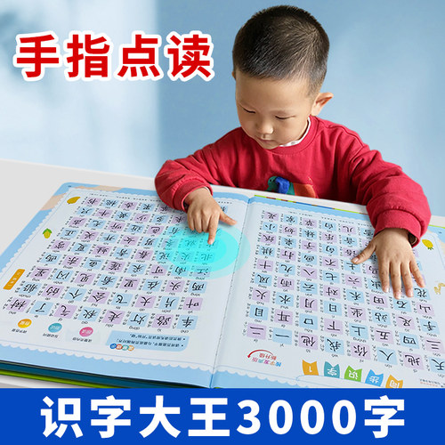 识字大王3000字，同步1-6年级 ，手指点读