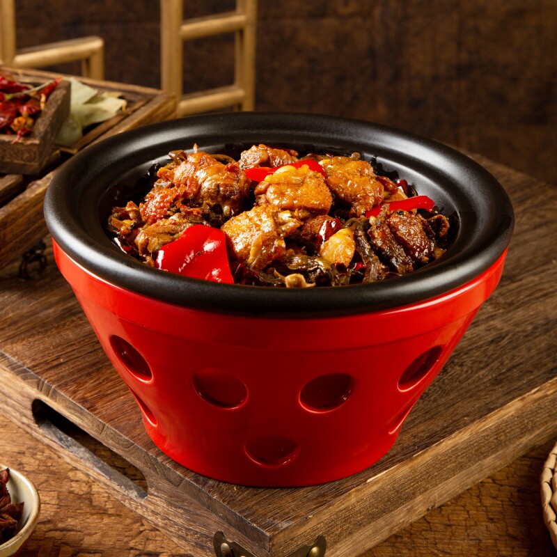 餐厅商用浅锅耐高温创意餐具砂锅干锅鸡陶德专用中餐砂锅烧椒牛肉