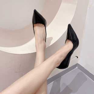 浅口女鞋 断码 夜店走秀超高跟鞋 大码 11CM 清货欧美尖头简约春秋单鞋