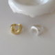 韩版 小众设计感拉丝金属质感戒指女个性 时髦INS风简约指环配饰品