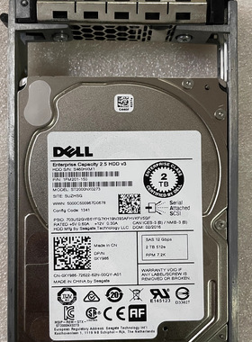 Dell/戴尔2T ST2000NX0463 0TMVN7 7.2K SAS 12G 2.5寸服务器硬盘