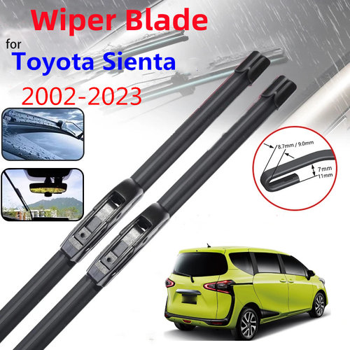 适用港澳右肽丰田Sienta雨刮器 TOYOTA水拨条右舵前后雨刷片Wiper