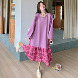 2026秋装新品主推拼接连衣裙2406P135K199，女装连衣裙，2C103