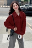 独特超好看粉色短款牛仔外套女2025春秋新款甜美减龄显瘦夹克上衣，女装短外套，2C103