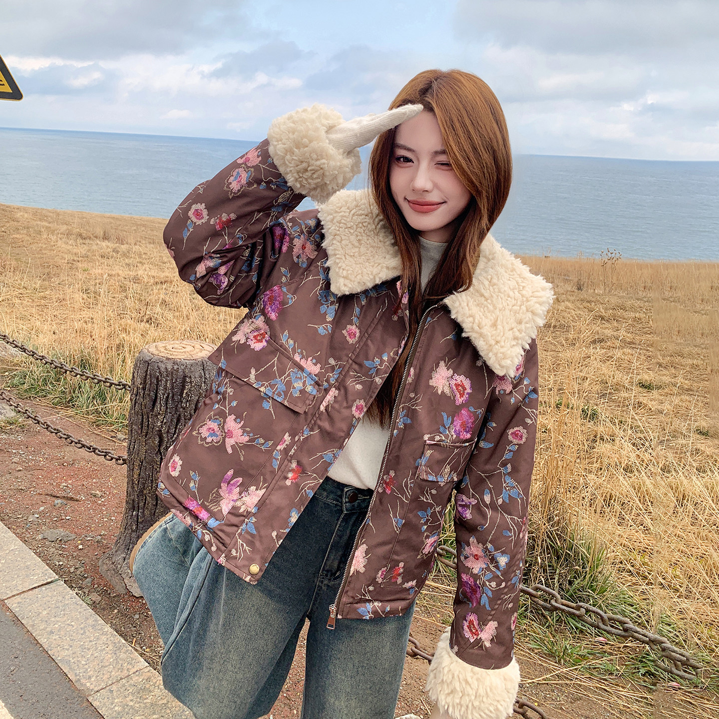 2025冬装新品大货已出毛内胆派克805花色P185K278,女装短外套,2C103