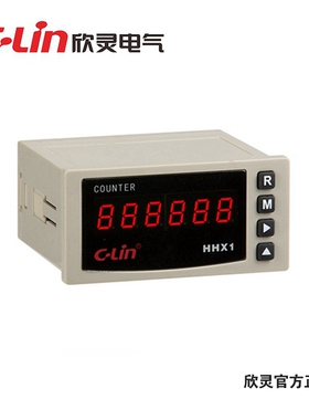 欣灵电气  HHX1 智能型线速表 6位数显转速表  AC220V