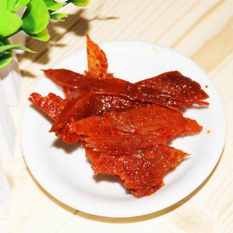 湖南南县秋师傅麻辣猪肉现在现做现包简包无外包装