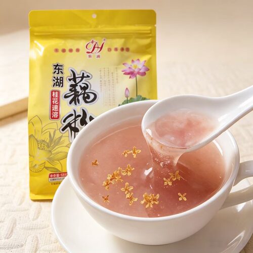东湖桂花藕粉湖北特产早餐冲饮品