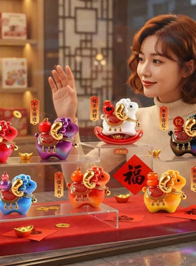 正版羊年公仔玩偶摆件公司团购