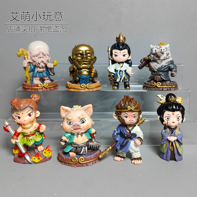 广智八戒杨戬大头摆件礼物