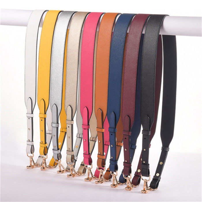 十字纹斜跨女包包带替换宽肩带调节单肩背带真皮箱包配件包带单买