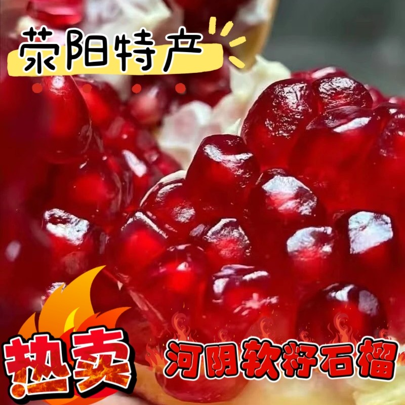 正宗荥阳河阴软籽石榴特大果包邮
