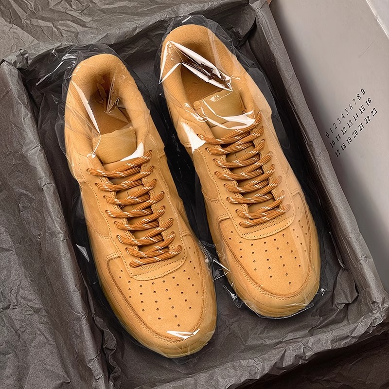 AF1正品空军.一号小麦色男鞋