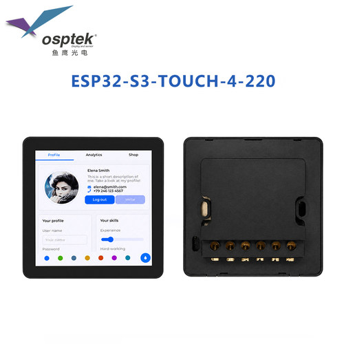 86面板 ESP32S3主控 支持Wi-Fi一路485一路24V DO 供电220V