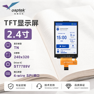 鱼鹰光电2.4寸彩屏 240*320 驱动ST7789 SPI接口促销活动