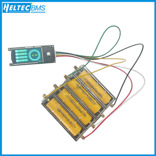 HeltecBMS 4S电池电压测试仪TFT display 2V-4.5V电池显示