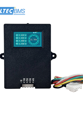 HeltecBMS黑色主动均衡仪4/6串三元锂磷酸铁锂钛酸锂带电压显示