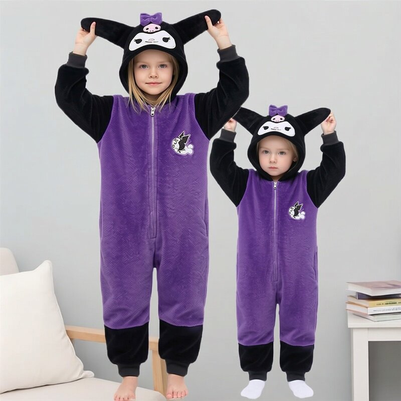 万圣节儿童服装库洛米衣服女童冬图片