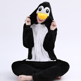 元旦晚会儿童动物服装舞台剧小企鹅演出服亲子装运动会走秀成人冬